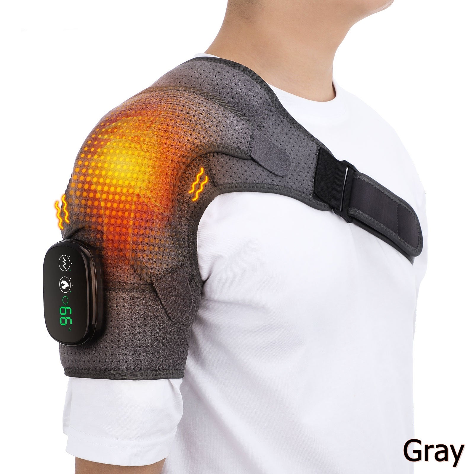 HeatVibe Shoulder Relaxer (Fit for Women and Men)  Upbeat Mood Store