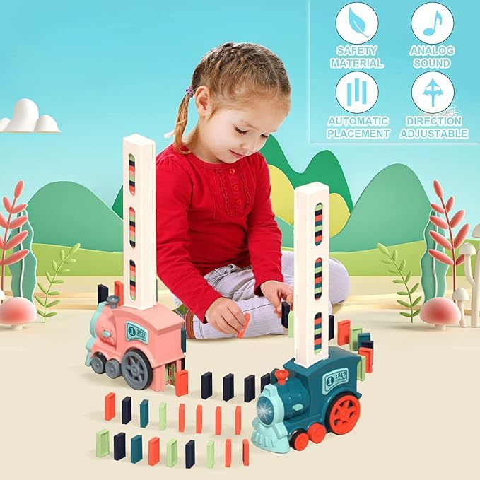 Set & Go Domino Train (180 PCS Dominos)